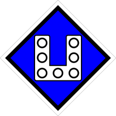 Знак железнодорожный «Включить ток на электровозе»