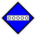 Знак железнодорожный «Опустить токоприемник»