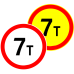 Знак 3.11 Ограничение массы