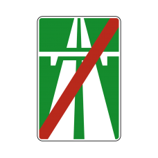 Знак 5.2 Конец автомагистрали